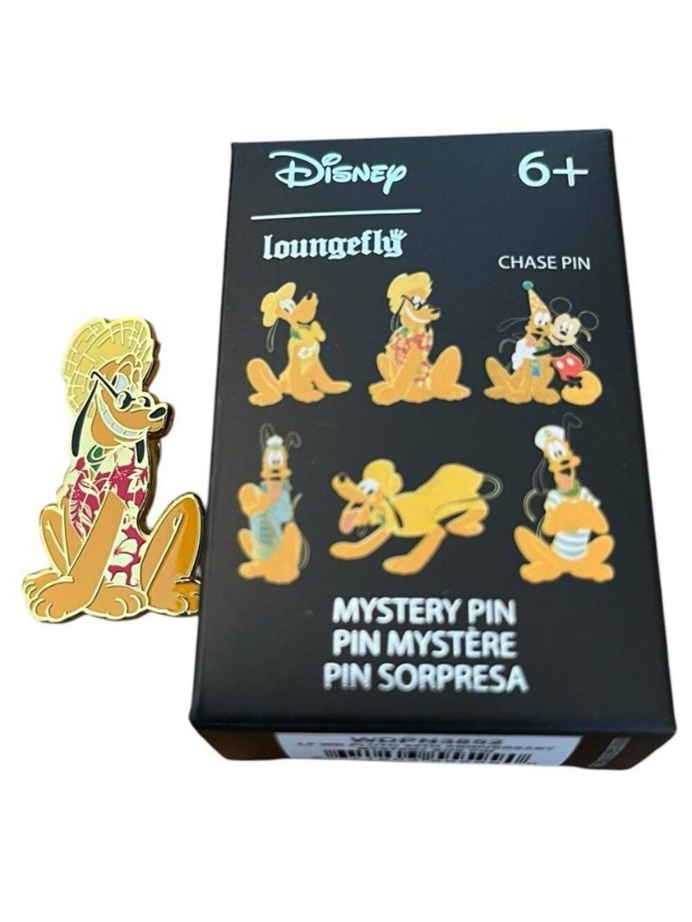 Pluto All Dressed Up 95th Anniversary Hawiian Shirt Loungefly Pin New Box